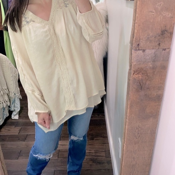 Style & Co ivory color lace top size 3X - Picture 1 of 7